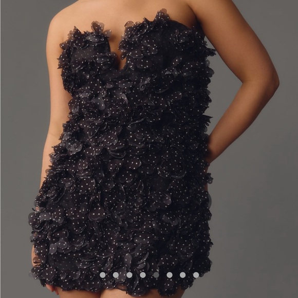 NWT By Anthropologie 3D Floral Polka Dot
Mini Dress - Picture 2 of 9